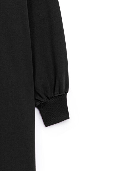 praye Below-The-Knee Long Sweatpants Black