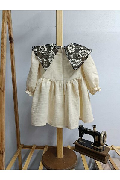 Minik Terzi Yaka detaylı elbise