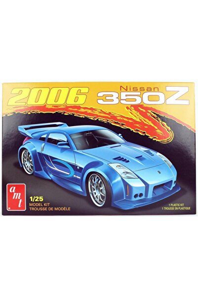 AMT 1220M 1/25 Ölçek, 2006 Nissan 350Z 2T, Plastik Araba Maketi