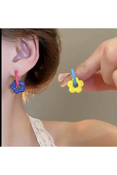 HOSBUTIK Colorful Energy Hoop Earrings