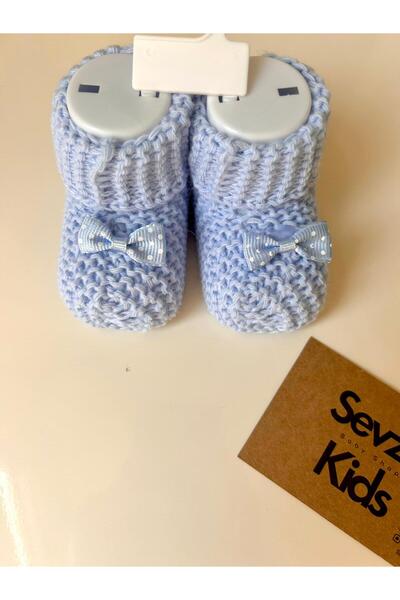 Sevza Kids Bebek Örgü Patik - Yenidoğan - 0-6 Ay