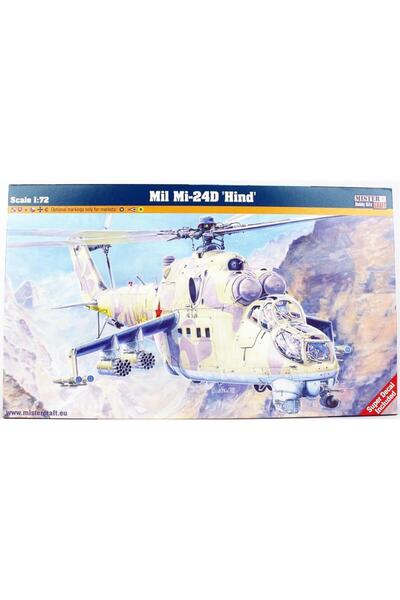 Mistercraft F044 1/72 Mil Mi-24D Hind Askeri Helikopter Plastik Model Kiti
