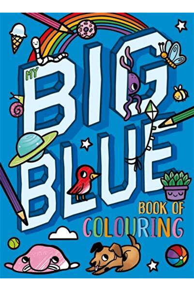 Igloo Books My Big Blue Book Of Colouring / Kolektif / / 9781801084321