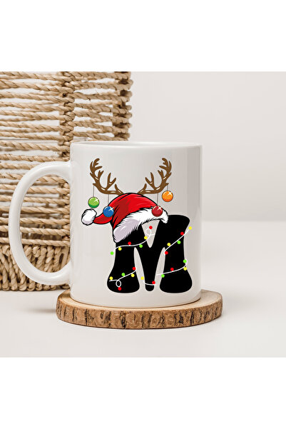 Er-Se Tasarım كوب بتصميم خاص على شكل حرف M لكل عام، هدية للأصدقاء، هدية بداية...