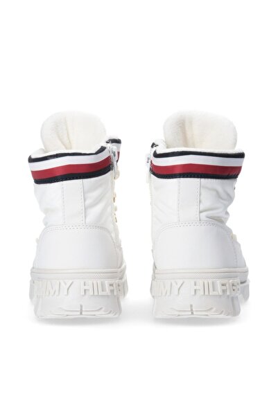 Tommy Hilfiger Lace-up Bootie Ivory