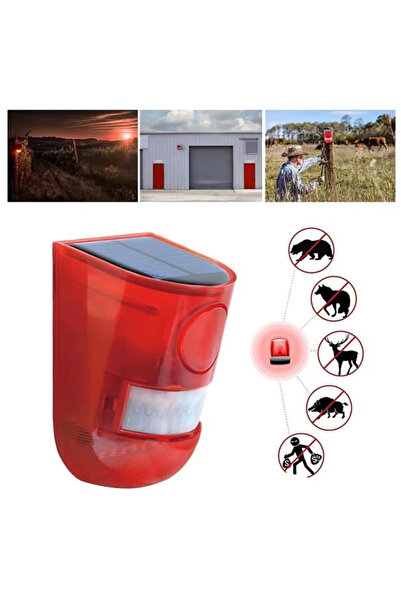 Powermaster PM-26943 Sesli Hayvan Kovucu Alarm Cihazı Solar Panelli