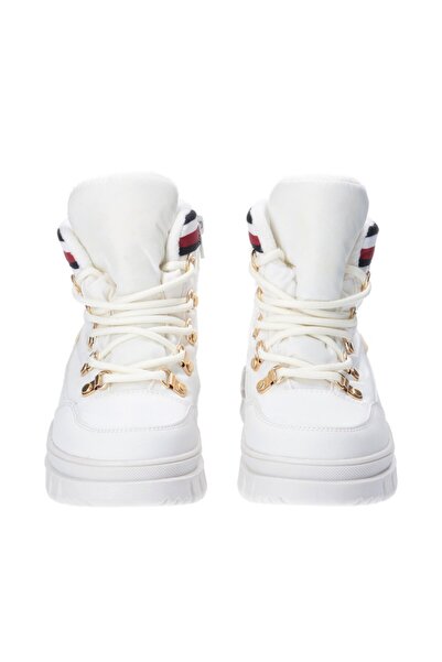 Tommy Hilfiger Lace-up Bootie Ivory