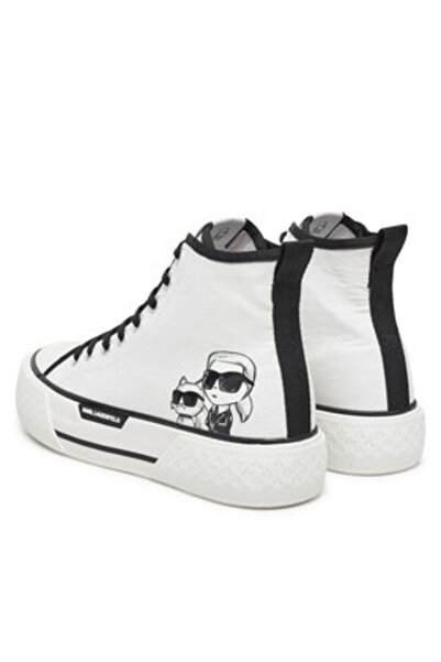 Karl Lagerfeld Γυναικεία Αθλητικά Παπούτσια Λευκά KARL LAGERFELD-KL60654T 911 ΛΕΥΚΟ ΚΑΜΒΑΣ