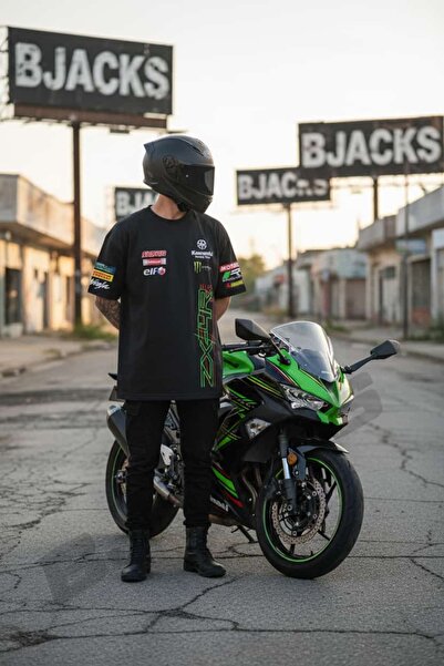 BJACKS Motorsports Wear Tricou cu design special Kawasaki ZX4RR SBK Racing