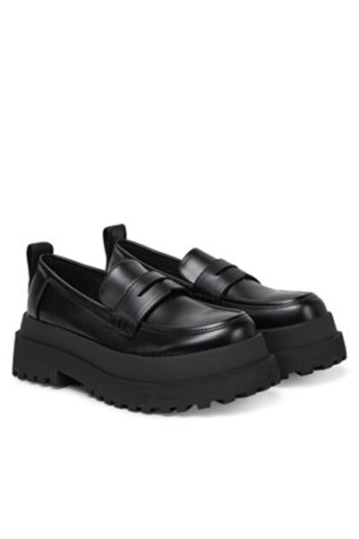 Buffalo Γυναικεία Μοκασίνια μαύρα BUFFALO-1624086 ΜΑΥΡΟ ΜΑΥΡΟ