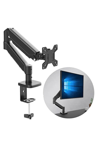 Powermaster PM-252 13-32'' Amortisörlü Stand Tek Kol LCD-LED Gaming Monitör Tutucu Stand Askı Aparat