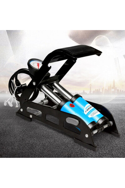 China Pompa de picior pentru bicicleta (cu cilindru dublu)