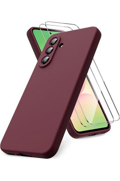 Kipgsm Samsung Galaxy A34 Uyumlu Ekran Koruyuculu Kılıf Çizilmez İçi Kadife L...