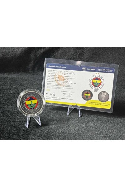 Koleksiyon Fenerbahçe 2025 Turkish Airlines EuroLeague Şampiyonluk Gümüş Sikke – Sertifikalı