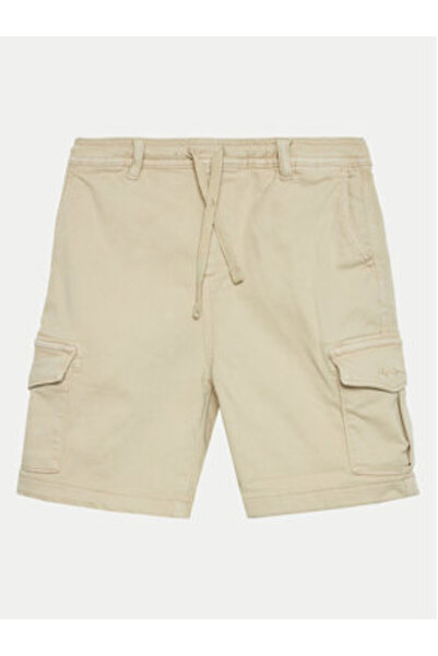 Pepe Jeans Σορτς από ύφασμα για αγόρια PB800790 Μπεζ