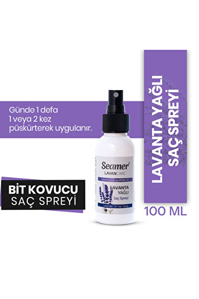 Genel Markalar Seamer Lavanta Yağlı Saç Spreyi (bit-sirke engelleyici)