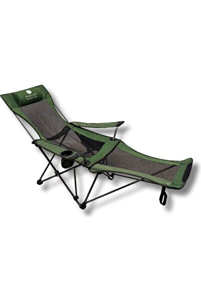 windcamp Unisex Yeşil Katlanır Kamp Sandalyesi Şezlong Kamp Sandalyesi Wms.0013