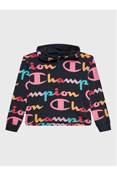 Champion Φούτερ για κορίτσια 404602 Μαύρο, Ροζ