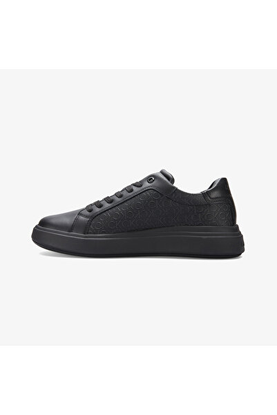 Calvin Klein Chunky Low Top Lace Up Mono Erkek Siyah Sneaker