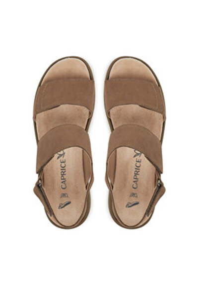 Caprice Γυναικεία Σανδάλια μπεζ CAPRICE-9-28207-44 334 ΤΑΜΠΕ ΝΟΥΜΠΟΥΚ