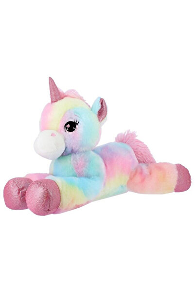 LUDIRO Unicorn de Plus Iris 60 Cm, Curcubeu, Prieten Magic pentru Copii