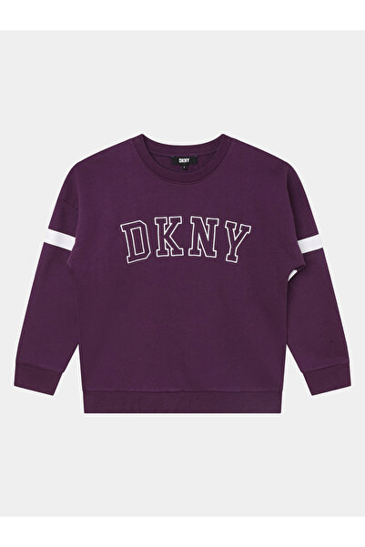 Dkny Φούτερ για κορίτσια D25E57 S Μωβ