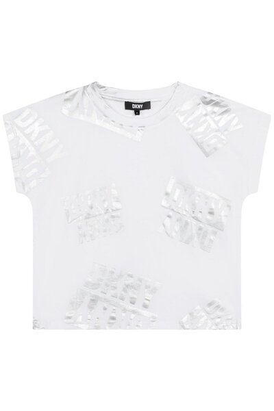 Dkny Μπλούζα για κορίτσια D35S77 Λευκό