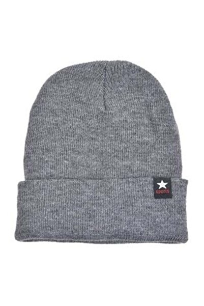 OEM Children's Gray Hat with Black Star Patch