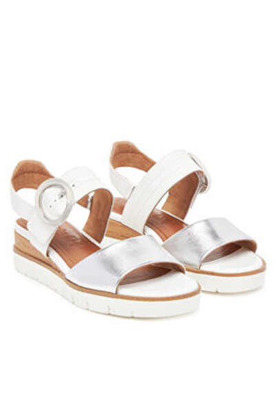 Tamaris Γυναικεία Σανδάλια λευκά TAMARIS-1-28206-42 171 ΛΕΥΚΑ/ΑΣΗΜΙ