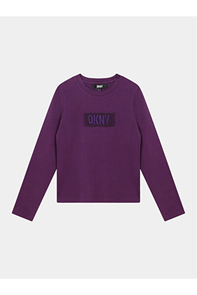 Dkny Μπλούζα για κορίτσια D35T25 D Μωβ