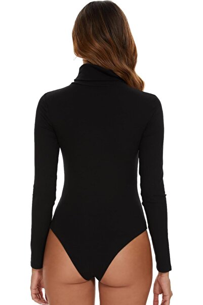 OEM Women's Body Bodysuit Elegant Crew Neck Long Sleeve Top Overall Second Skin