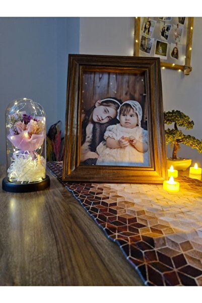 Genel Markalar Gerçek Ceviz Ağacı Fotoğraf Çerçevesi 20x30 cm | Hediyelik Kol...