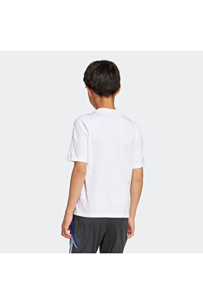 adidas Παιδικό Unisex T-Shirt Λευκό ADIDAS-JI5460 001A ΛΕΥΚΟ/ALMBLU