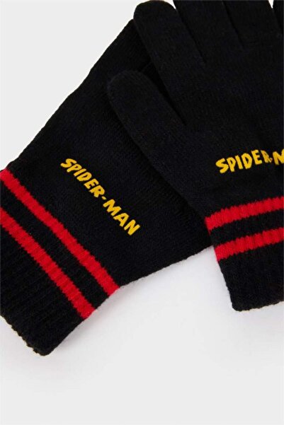 DeFacto Boy's Marvel Spiderman Patterned 2-Piece Gloves (25 Wn)