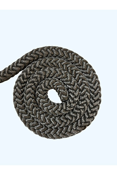 Bos GRİ - 26 mm 12 Kollu Yüzen Halat - 12 Metre - Polipropilen Halat