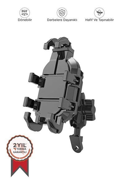 Torima Telefon Tutucu Bisiklet Araç İçi Oto Aksesuarları JX043 Siyah