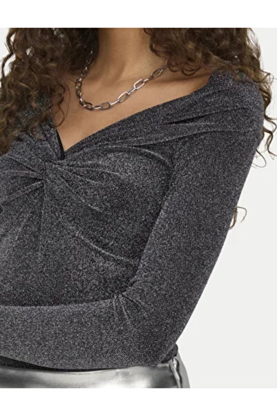 ONLY bluză, argintie