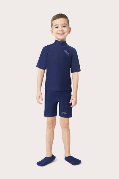 Coega Sunwear Unisex Kids Two Piece Swimsuit - Navy
