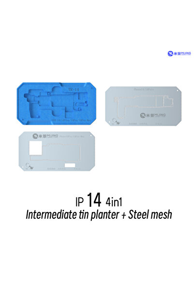 Choice3 14 series MJ Z20Pro Mid-Layer Planting Tin Template For iPhone X XS 1...