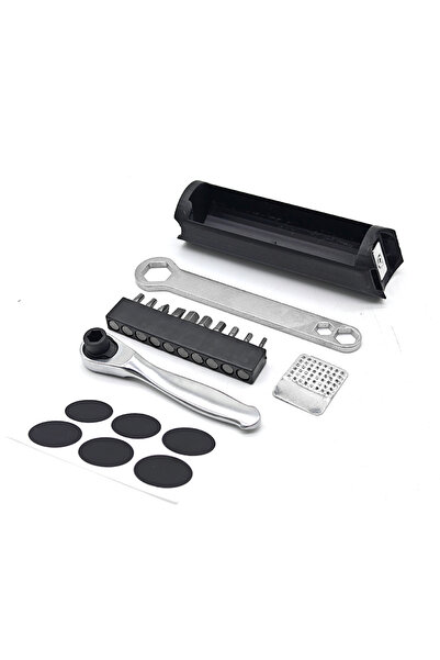 Choice6 black set For Brompton Bicycle Hidden Portable Repair Kit Magnet Fram...