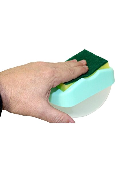 Generic 2-in-1 Kitchen Countertop Soap Dispenser & Sponge Holder Caddy | Bathroom Sink Organizer