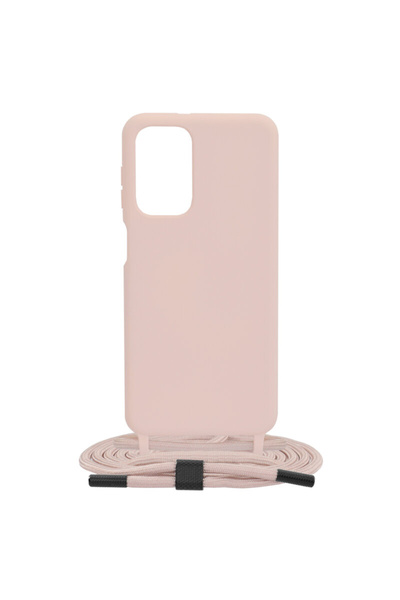 Optim Solution Husa snur pentru Samsung Galaxy A53 5G, Microfibra, Festival style, Incredibly accessible use, Roz