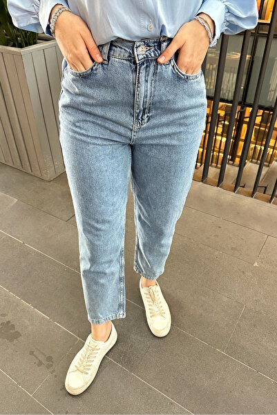 İKOL Jogger Denim Pantolon - Açık Mavi