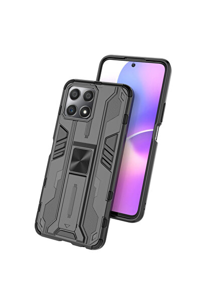 Optim Solution Husa pentru Honor X8, Futuristic Armor, Anti-Soc, Stand, Magne...