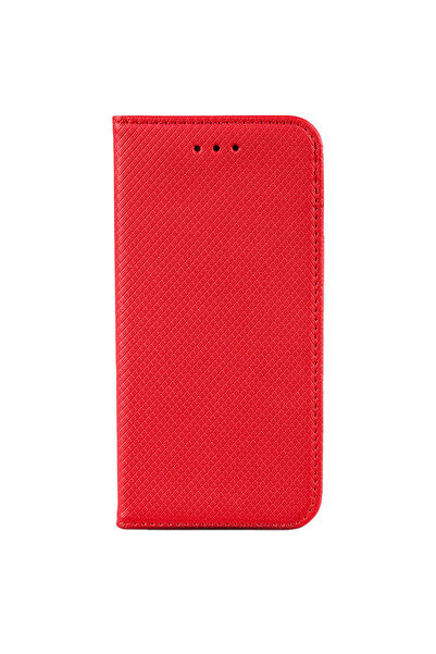 Optim Solution Husa Flip din Piele pentru Samsung Galaxy A53 5G, Smart Soft Close, Cu Inchidere Magnetica, Rosu