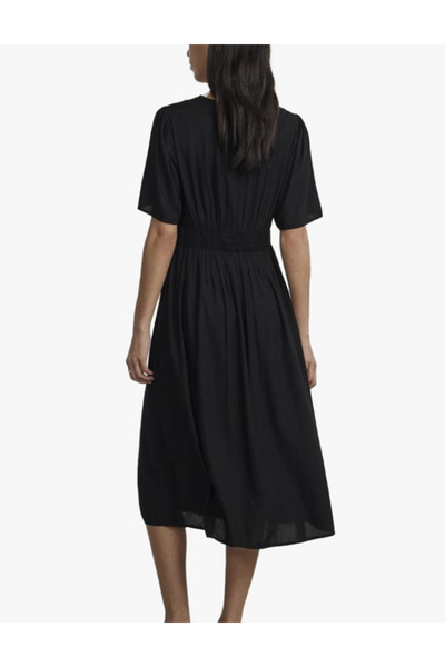 PIECES midi dress, black