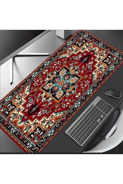 sgeteknoloji 90X40 CM ДЕКОРАТИВЕН КИЛИМ - С НЕСЪРЗАВАЩА СЕ ОСНОВА И ПОВЪРХНОСТ ЗА БЪРЗИ ДВИЖЕНИЯ, ПОДЛОЖКА ЗА МИШКА ЗА ГЕЙМИН