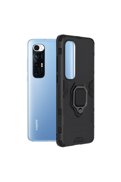 Optim Solution Husa Armor Ring pentru Xiaomi Mi 10S, Army Shield, Inel Magnet...