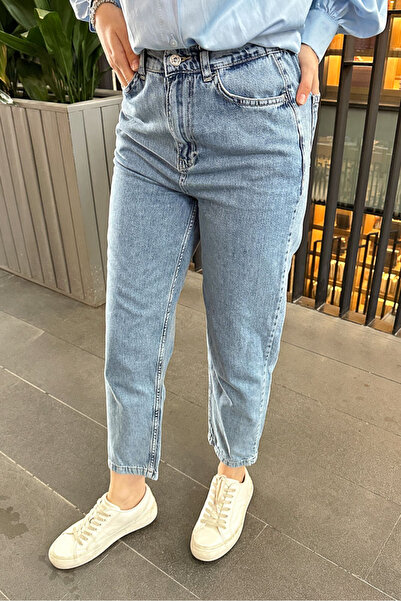 İKOL Jogger Denim Pantolon - Açık Mavi