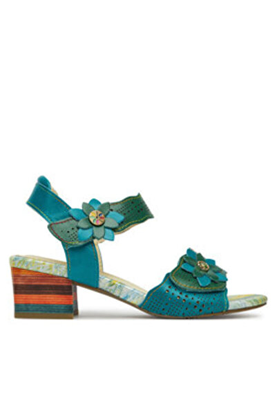 LAURA VITA Γυναικεία Σανδάλια Πράσινα LAURA VITA-HUCBIO 05 ΤΥΡΚΟΥΑΖ